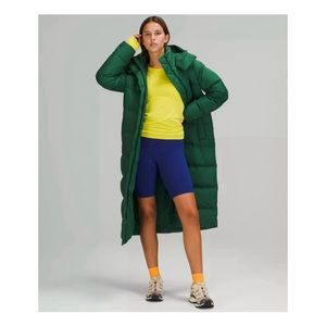 Lululemon Wunder Puff Long Everglade Green
